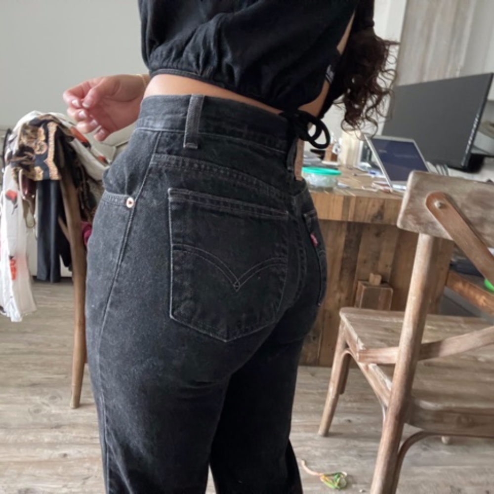 Vintage 550 Levi's - Washed Blacked Color